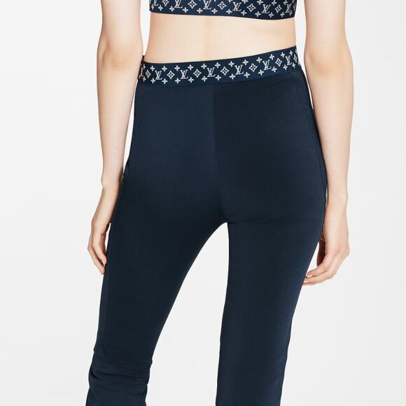LOUIS VUITTON FLIGHT MODE LEGGINGS 1A9L1H NAVY BLUE SIZE 40 (M-L) PRELOVED - Picture 4 of 9